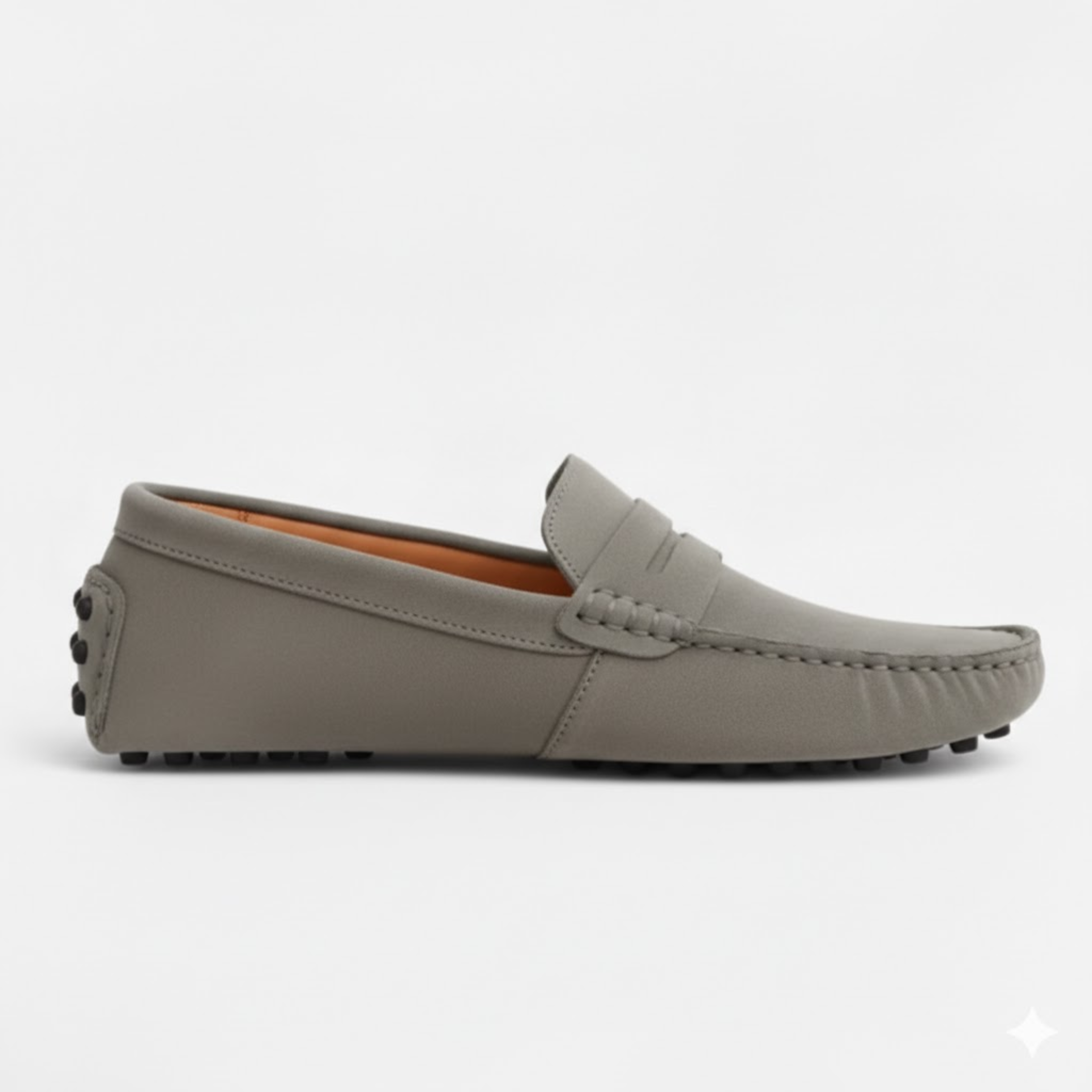 Men's Genuine Suede Leather Loafers Slip-On Driving Shoes Flat Moccasins