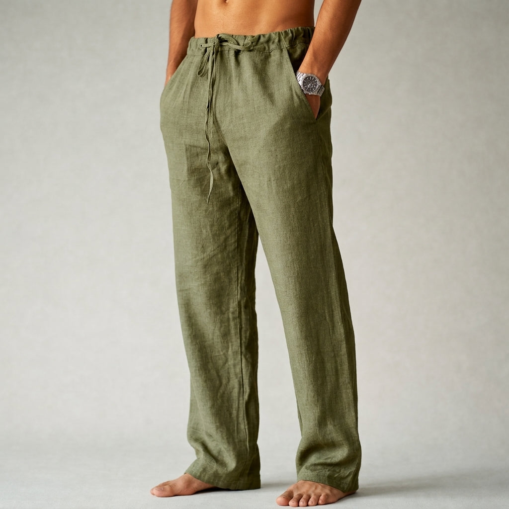 Men's Lightweight Linen Trousers