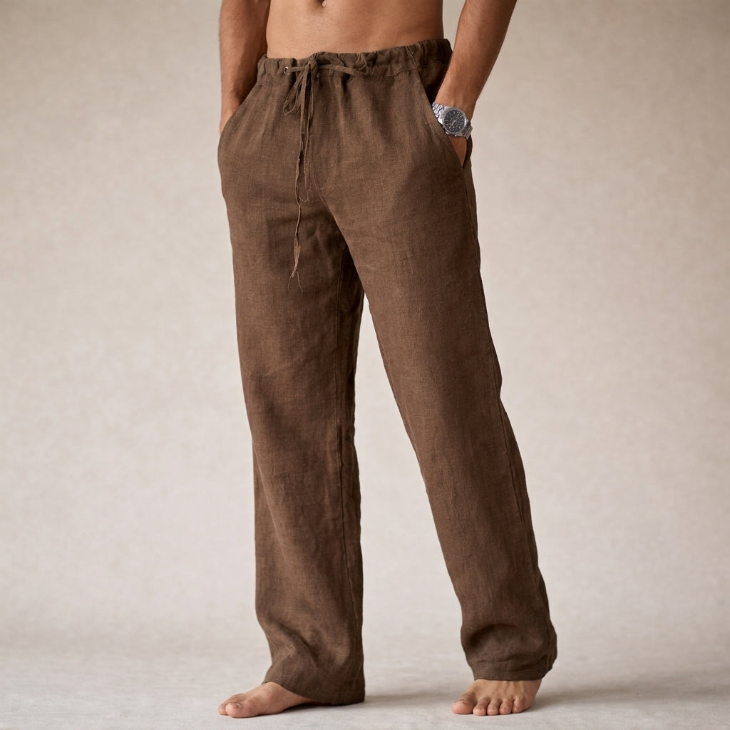 Men's Lightweight Linen Trousers