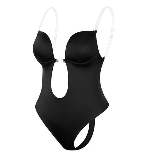 Women's Backless Deep V Shaping Bodysuit