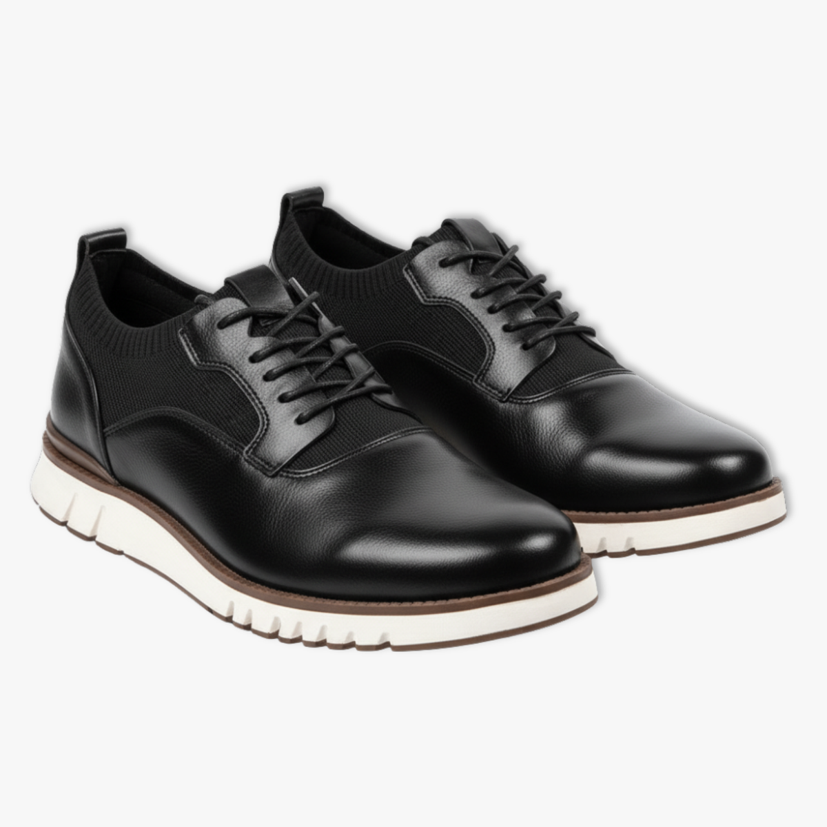 Men's Carved Brogue Leather Dress Shoes