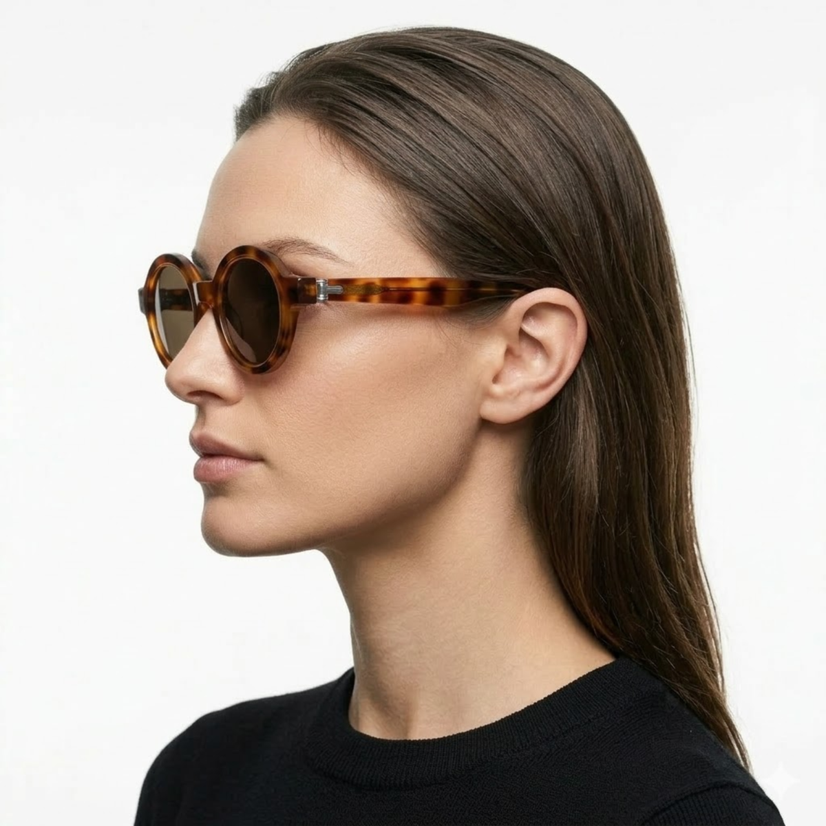 Unisex Retro Oval Sunglasses UV400 Protection Vintage Round Polycarbonate Eyewear