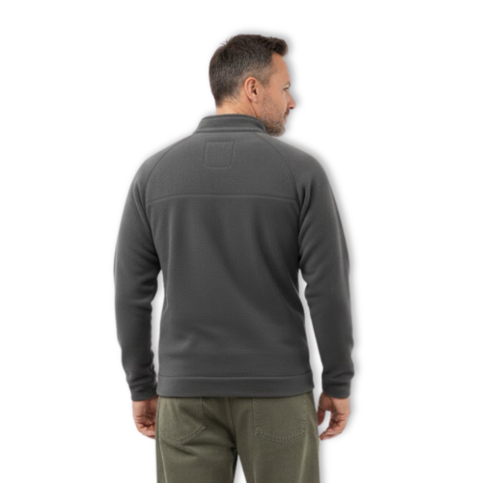 Mens Tactical Outdoor Polar Fleece Jacket Hunting Clothes Warm Zipper Pullover