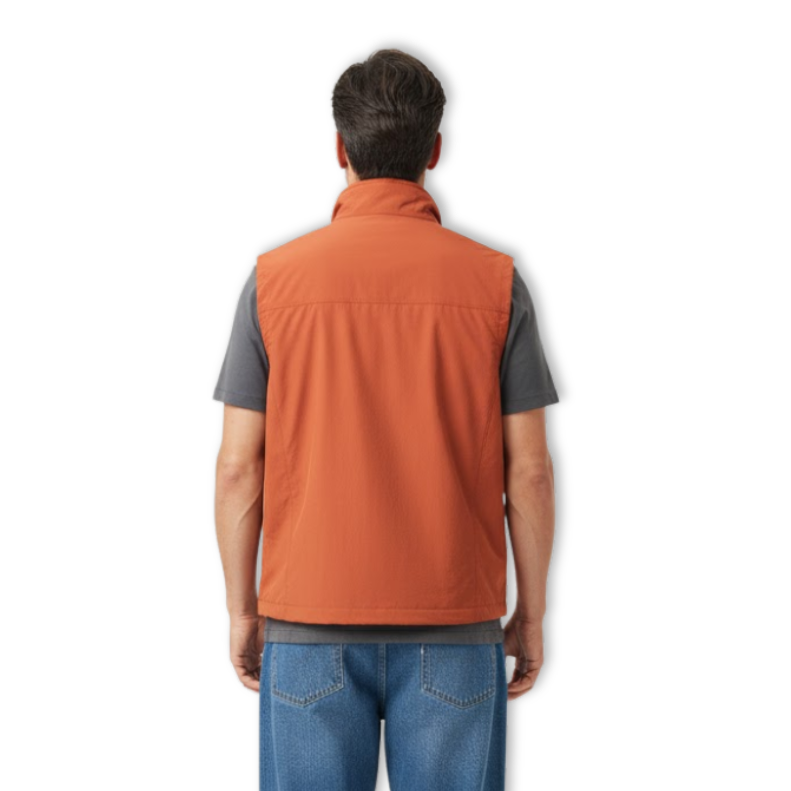 Mens Multi-pocket Vests Casual Breathable Mesh Sleeveless Fishing Waistcoats