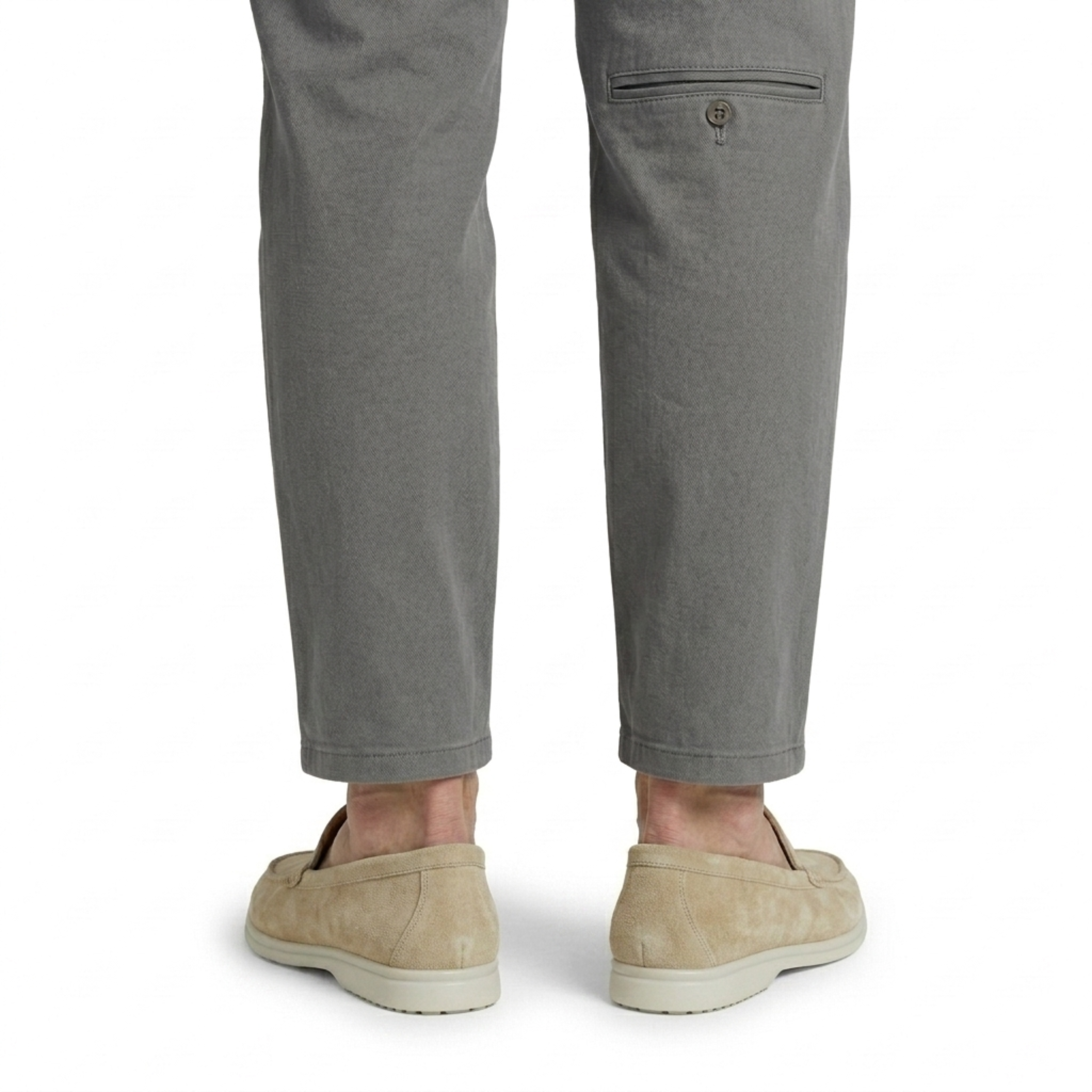 Men's suede loafers — flexible lightweight sole — office and daily wear