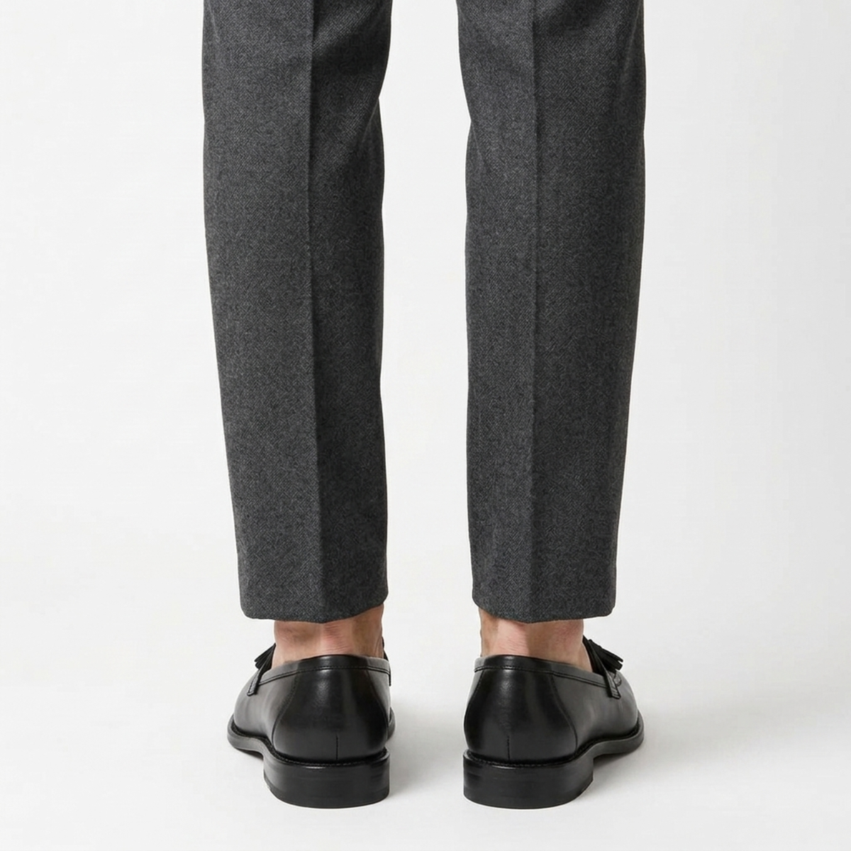 Men’s woven tassel loafers — classic slip-on for business formal