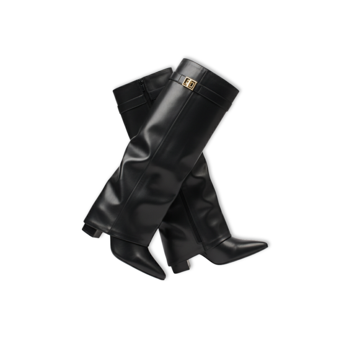Knee High Women's Boots Pointed Toe Thick High Heel