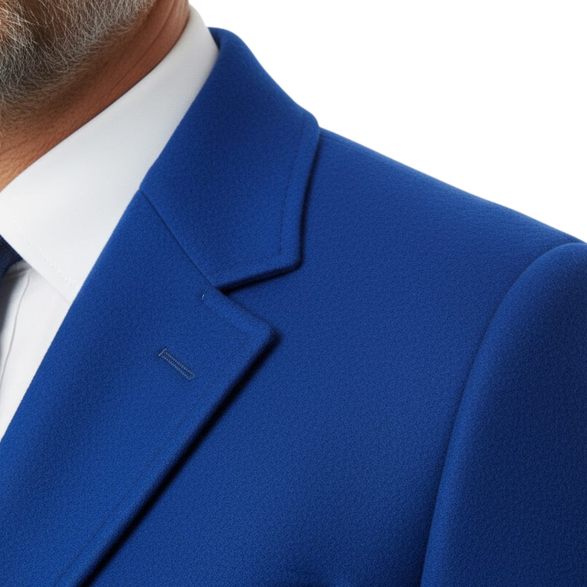 Men's Wool Blend Trench Coat Slim Fit Single Breasted Long Cotton Lined Overcoat