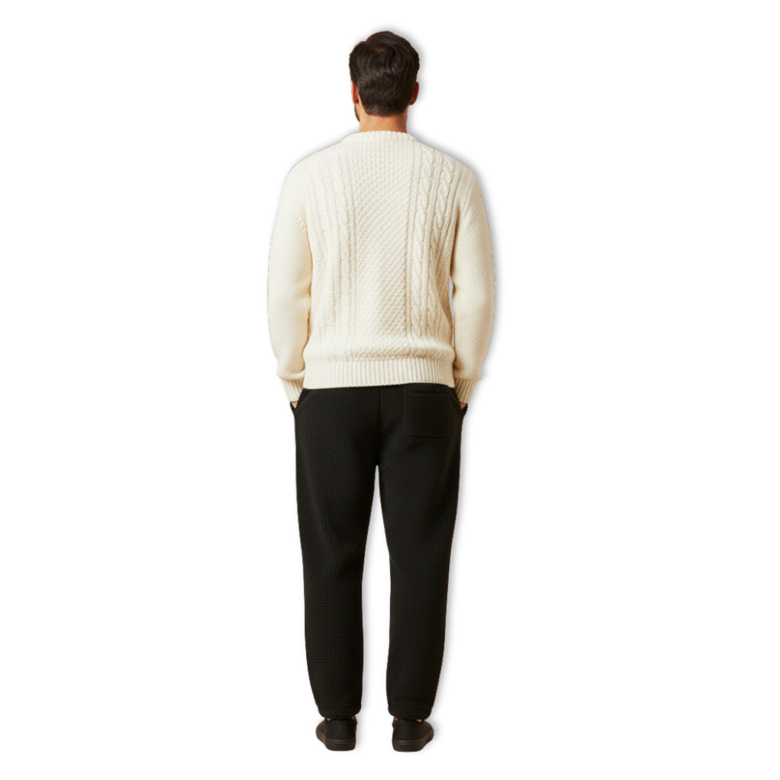 Men's Winter Warm Lamb Fur Sweatpants