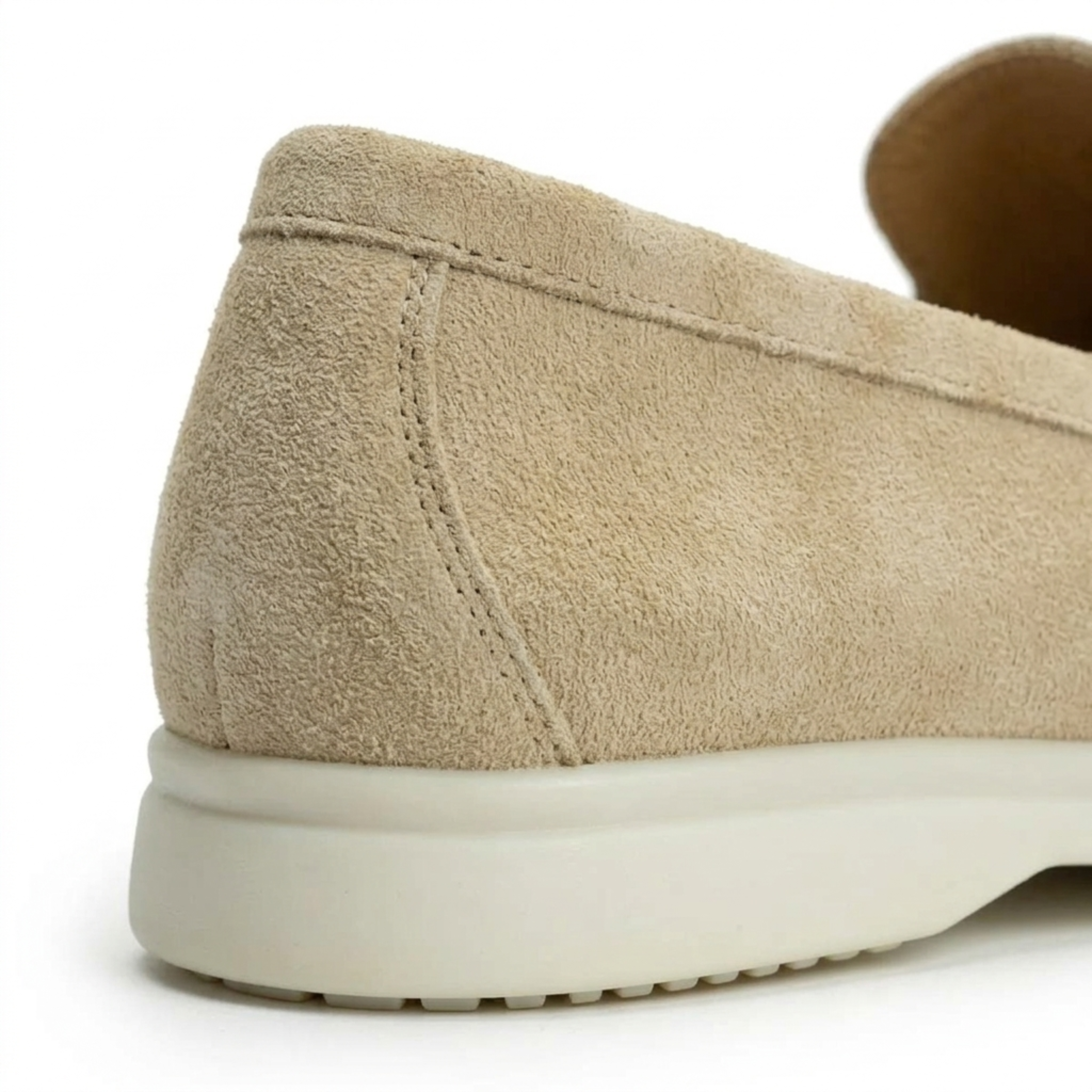 Men's suede loafers — flexible lightweight sole — office and daily wear