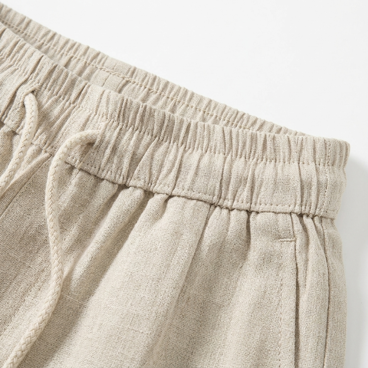 Linen two-piece set for men — relaxed fit — beach holiday