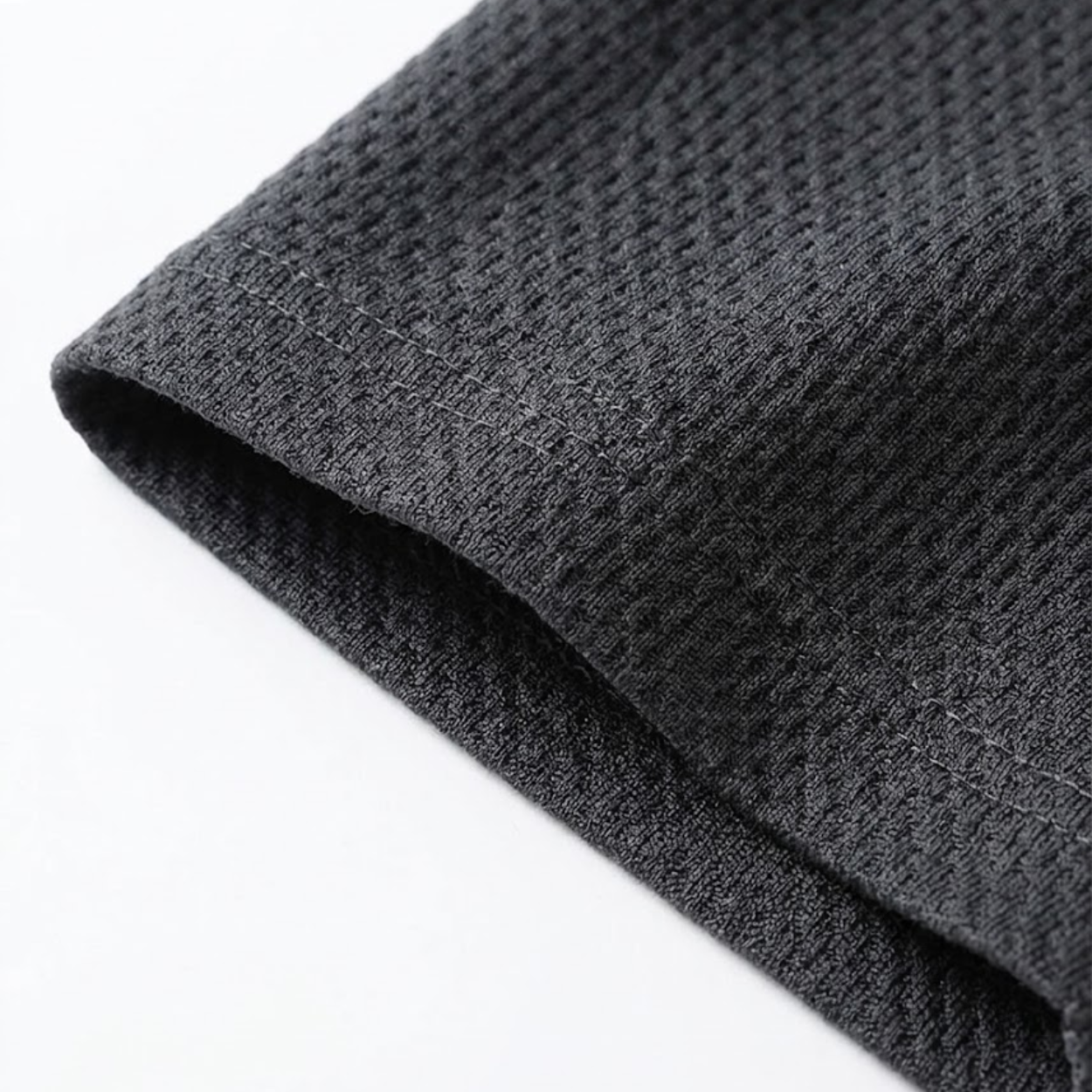 Men's knit polo shirt — lightweight slim fit — casual summer office