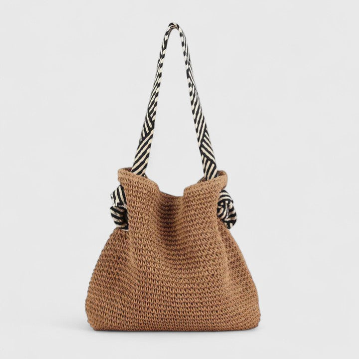 Women's shoulder bag braided boho design