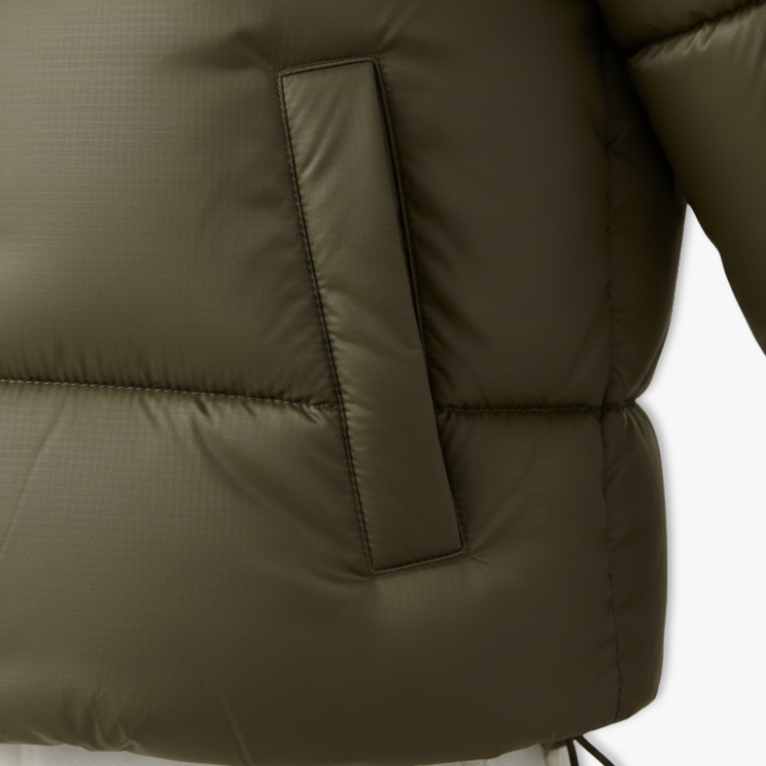 Standing Neck Hooded Short Cotton Coat Jacket Autumn Winter