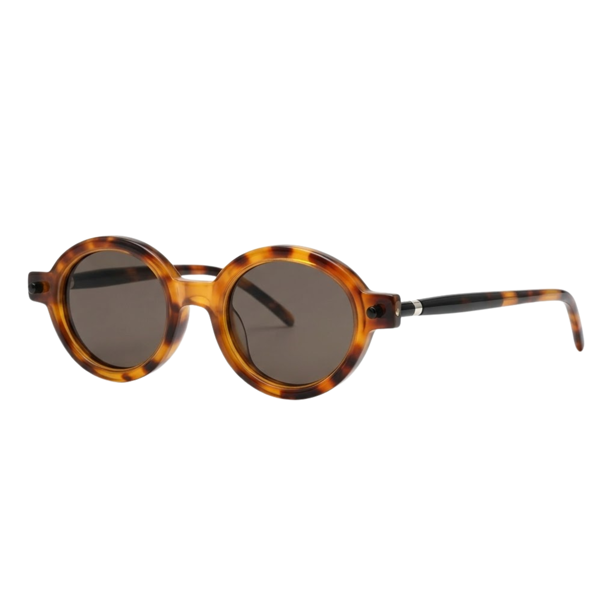 Unisex Retro Oval Sunglasses UV400 Protection Vintage Round Polycarbonate Eyewear