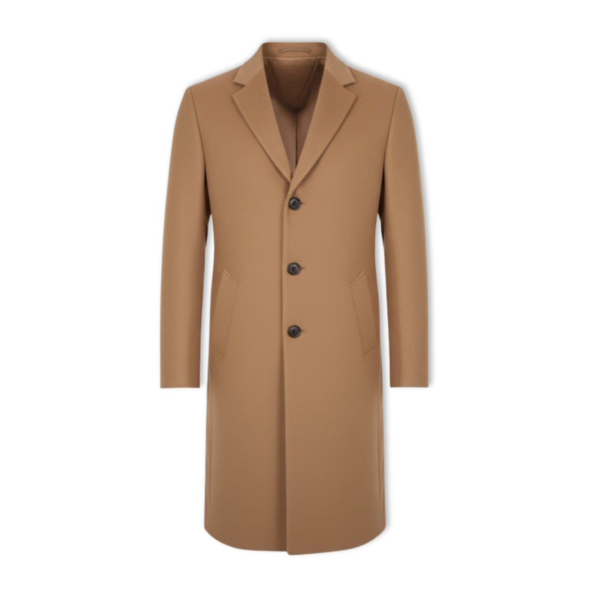 Trench Coats Luxury Male Mid-Long Warm Wool Jackets Casual
