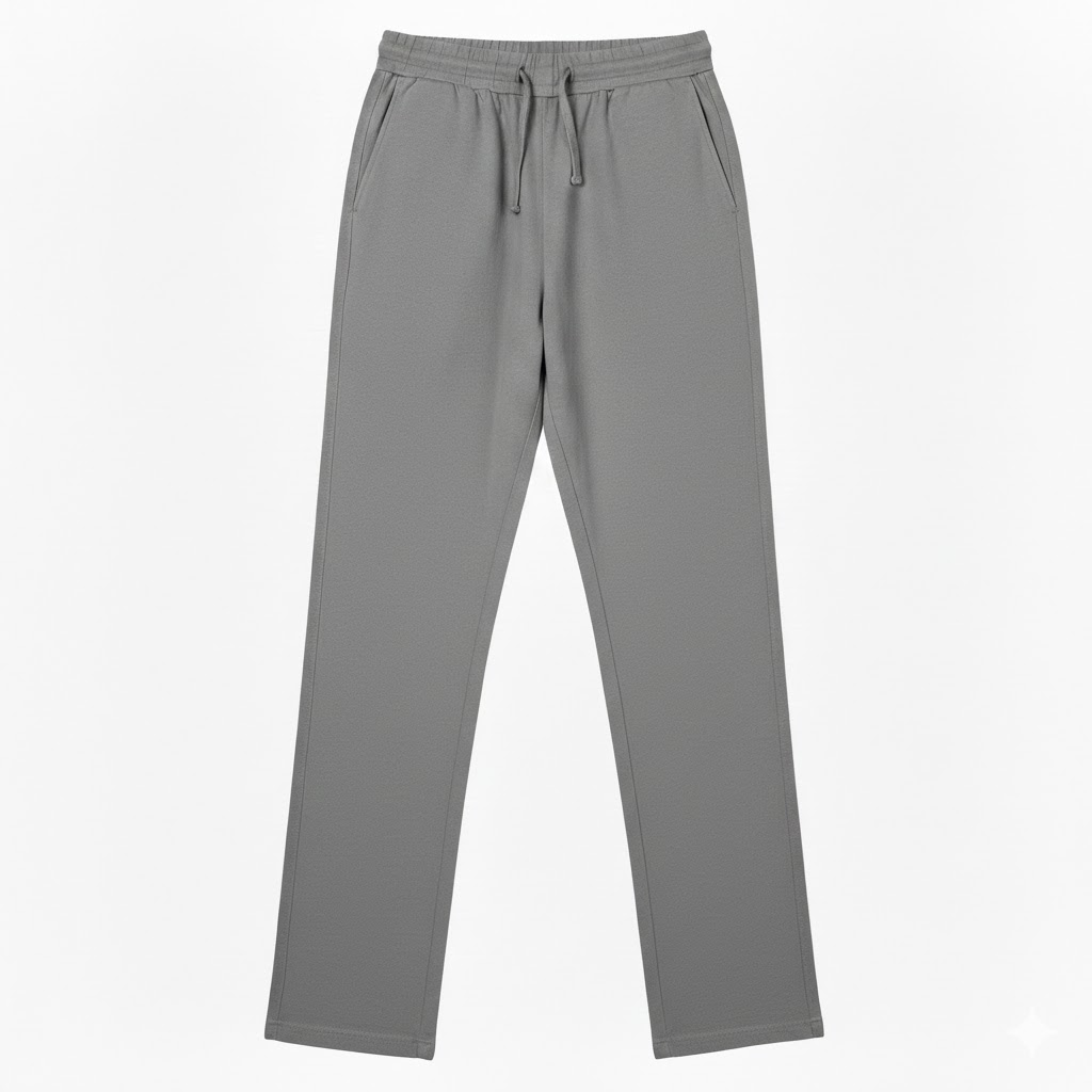 Men's Cotton Linen Straight Leg Pants Breathable Casual Full Length Trousers