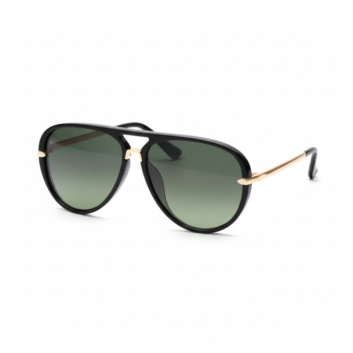 Unisex Pilot Sunglasses UV400 Protection Double Bridge Fashion Aviator Shades