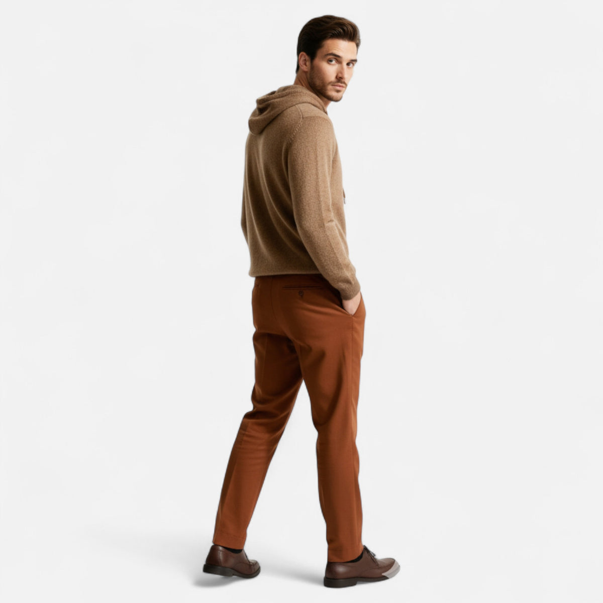 Veroux Mode | Men’s 100% Cashmere Hoodie