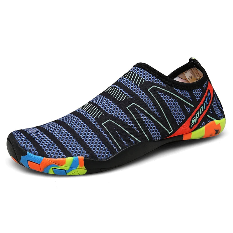 Unisex aqua shoes - quick-drying material - outdoor water sports