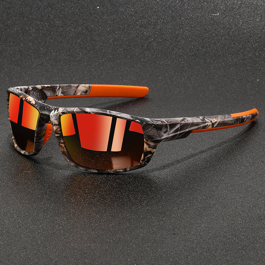 Polarized sunglasses - camo frame with silicone nose pads | outdoor sports