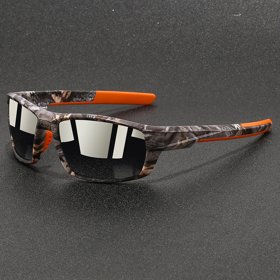 Polarized sunglasses - camo frame with silicone nose pads | outdoor sports