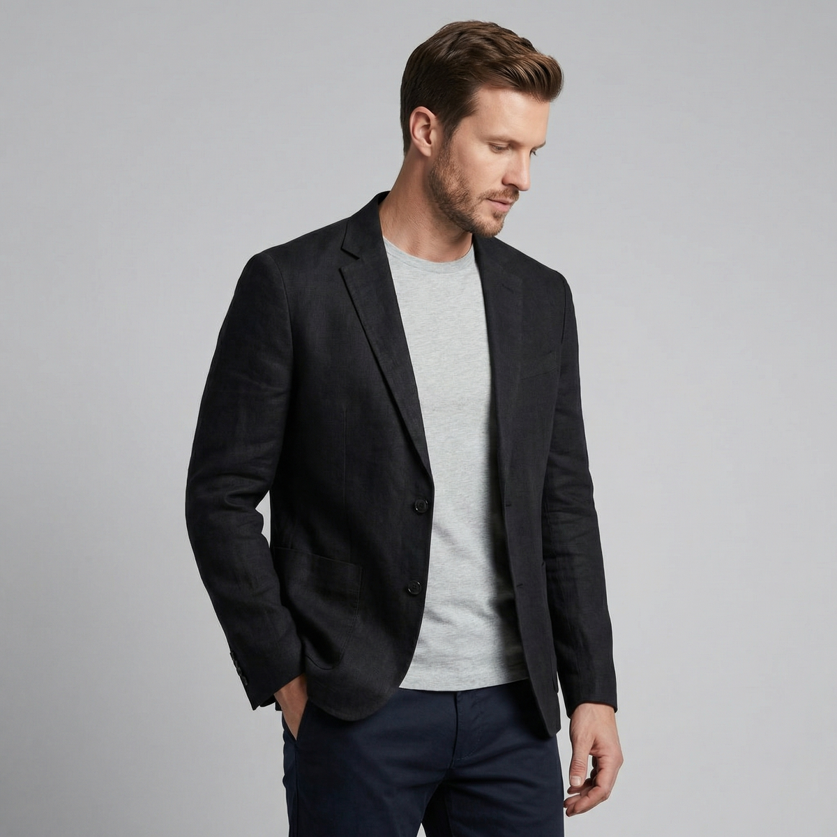 Men's linen blazer | lightweight summer jacket