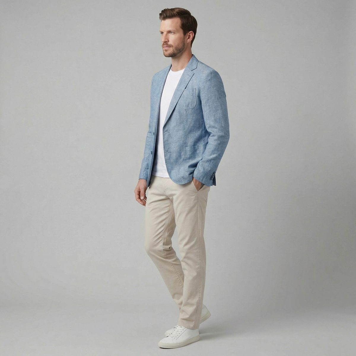 Men's linen blazer | lightweight summer jacket