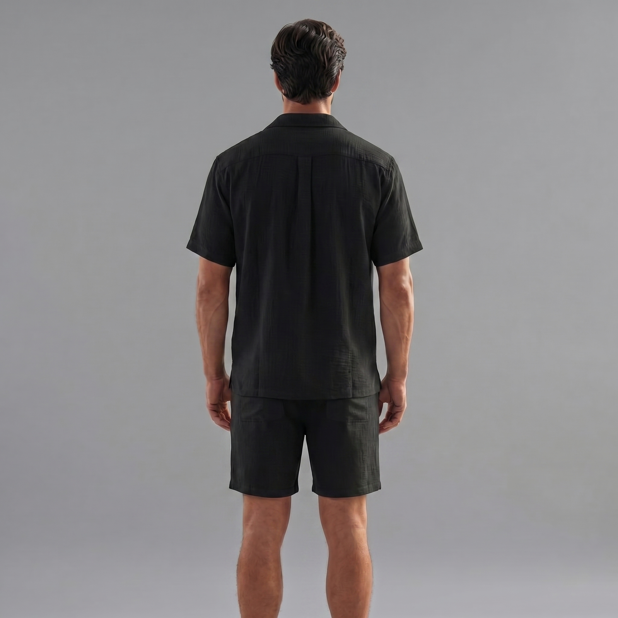 Linen two-piece set | men's summer outfit