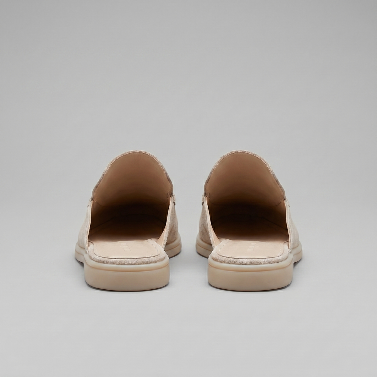 Men's suede backless mules | loafer style slip-ons