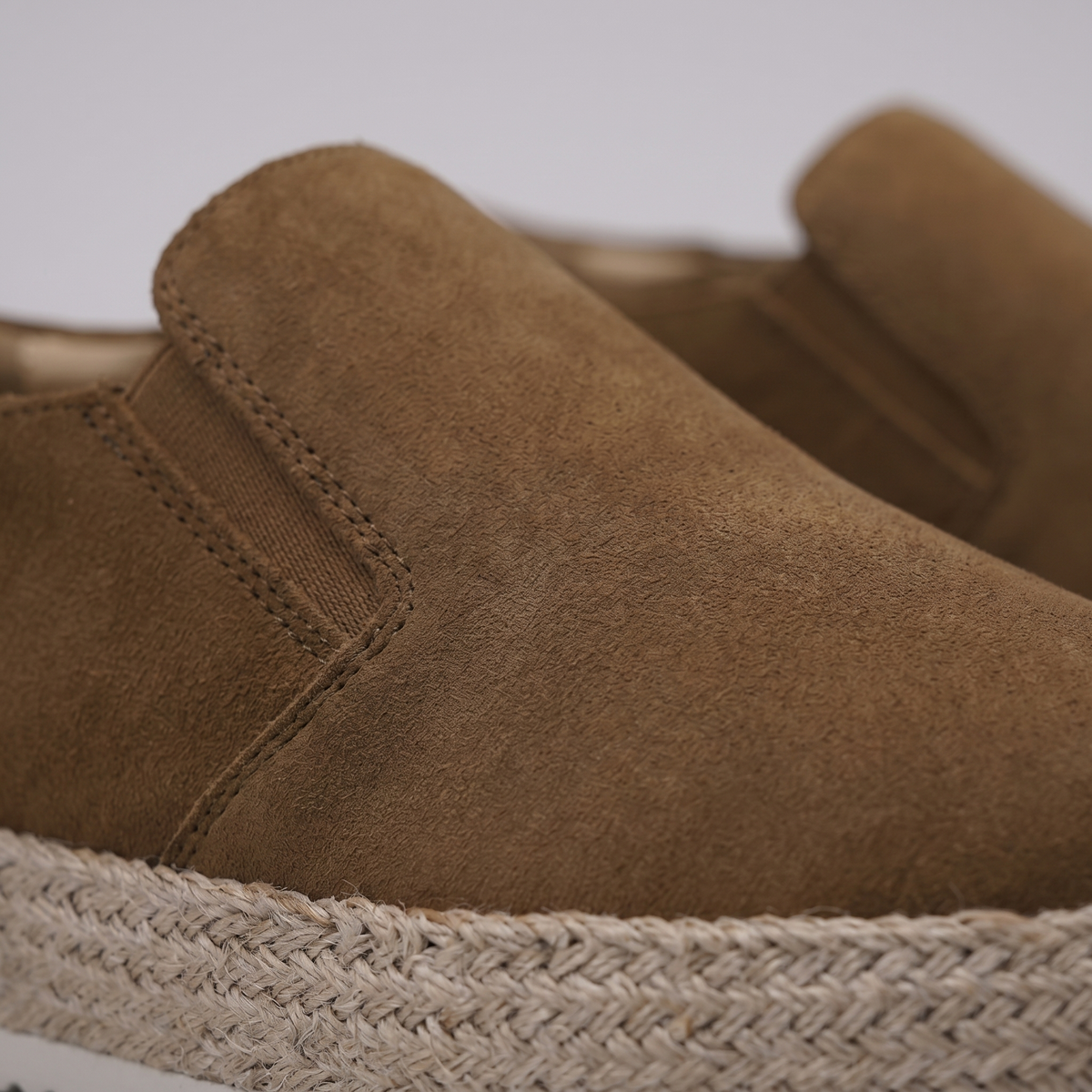 Men's suede slip-on loafers | refined beach footwear