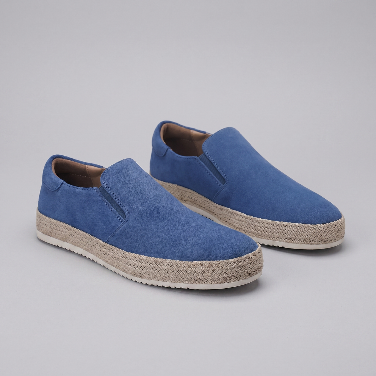 Men's suede slip-on loafers | refined beach footwear