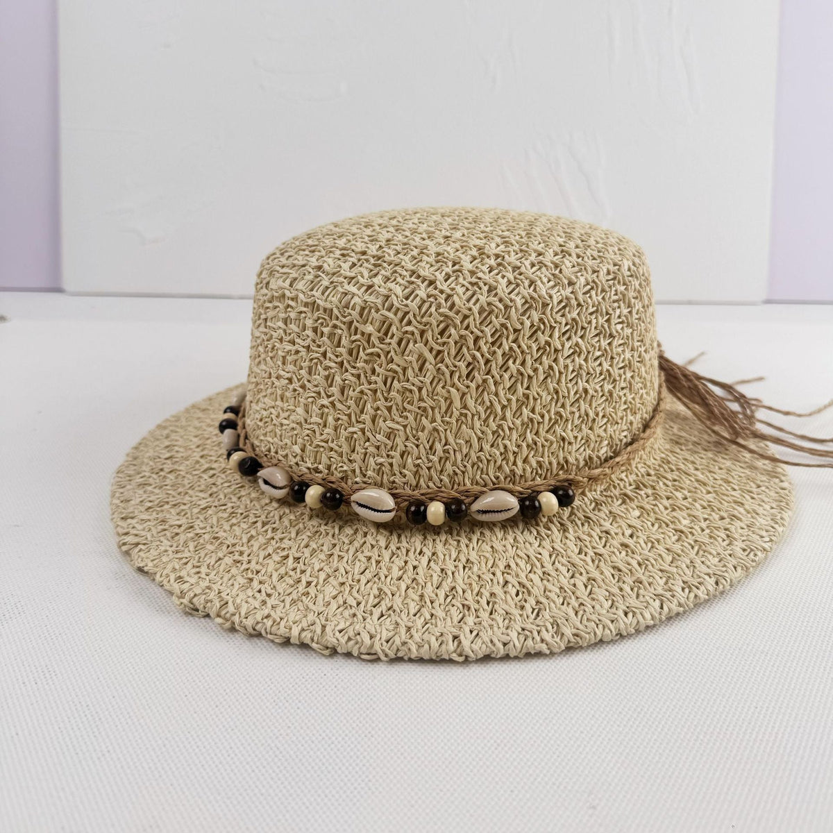 Women's sun hat | stiff wide brim | retro holiday accessory
