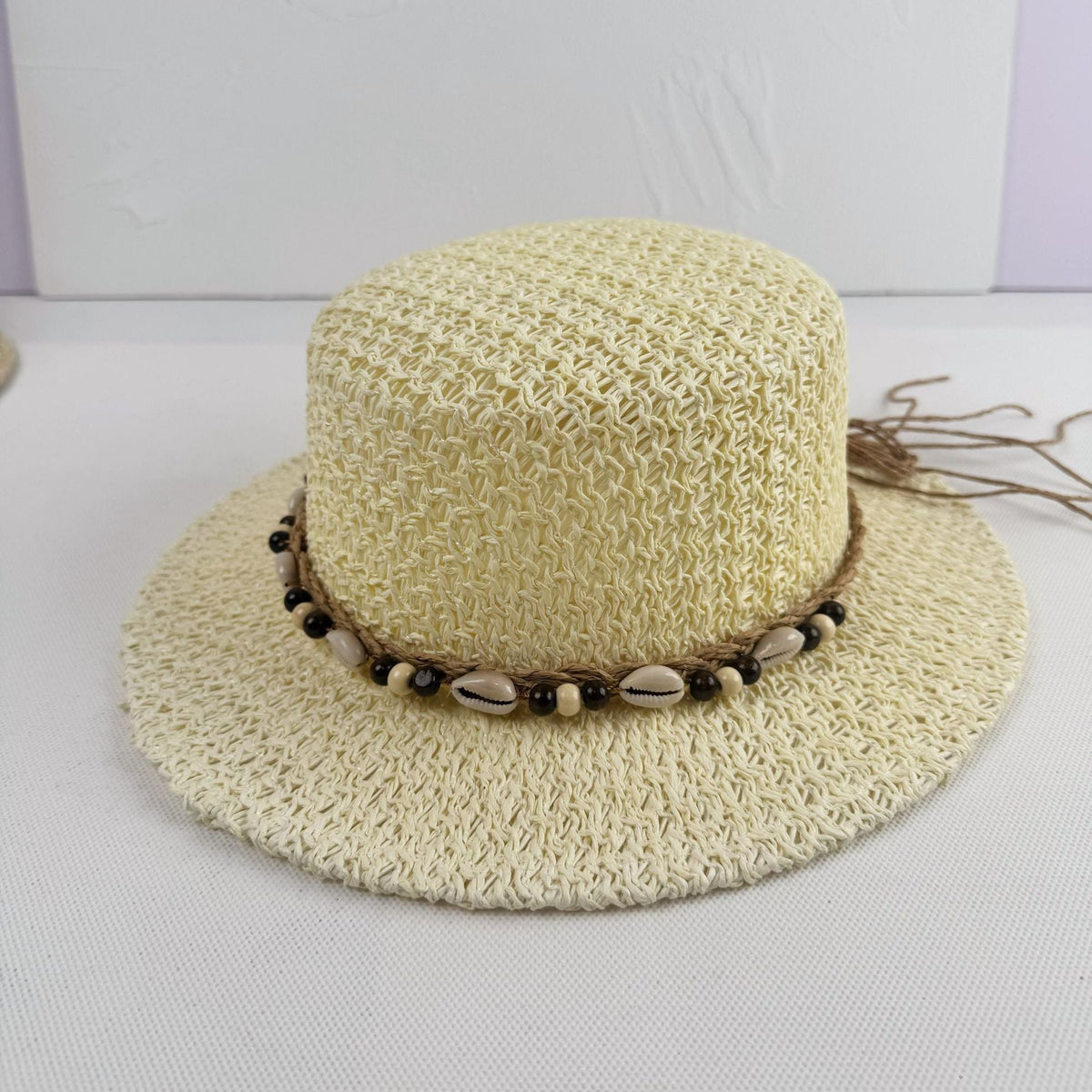 Women's sun hat | stiff wide brim | retro holiday accessory