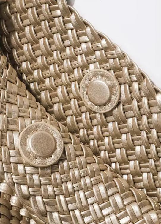 Women's woven tote bag large shoulder bag