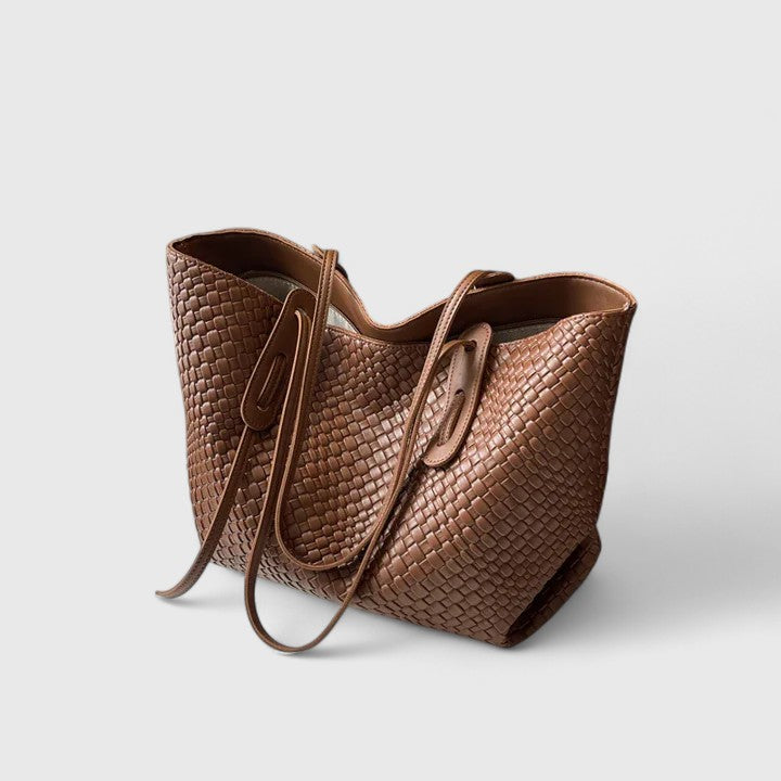Women's tote bag braided shopper spacious