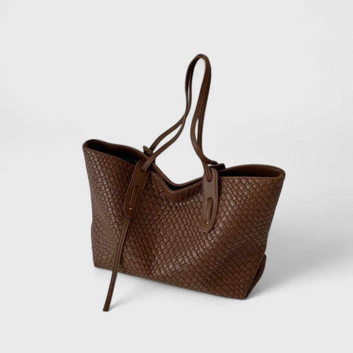 Women's tote bag braided shopper spacious
