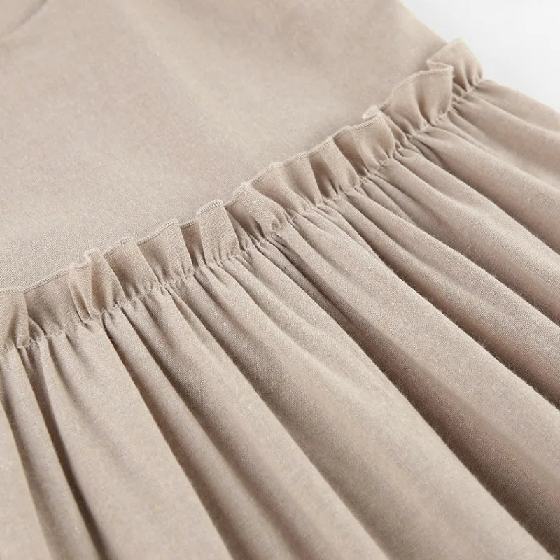 Cotton Linen Summer Camisole Dress
