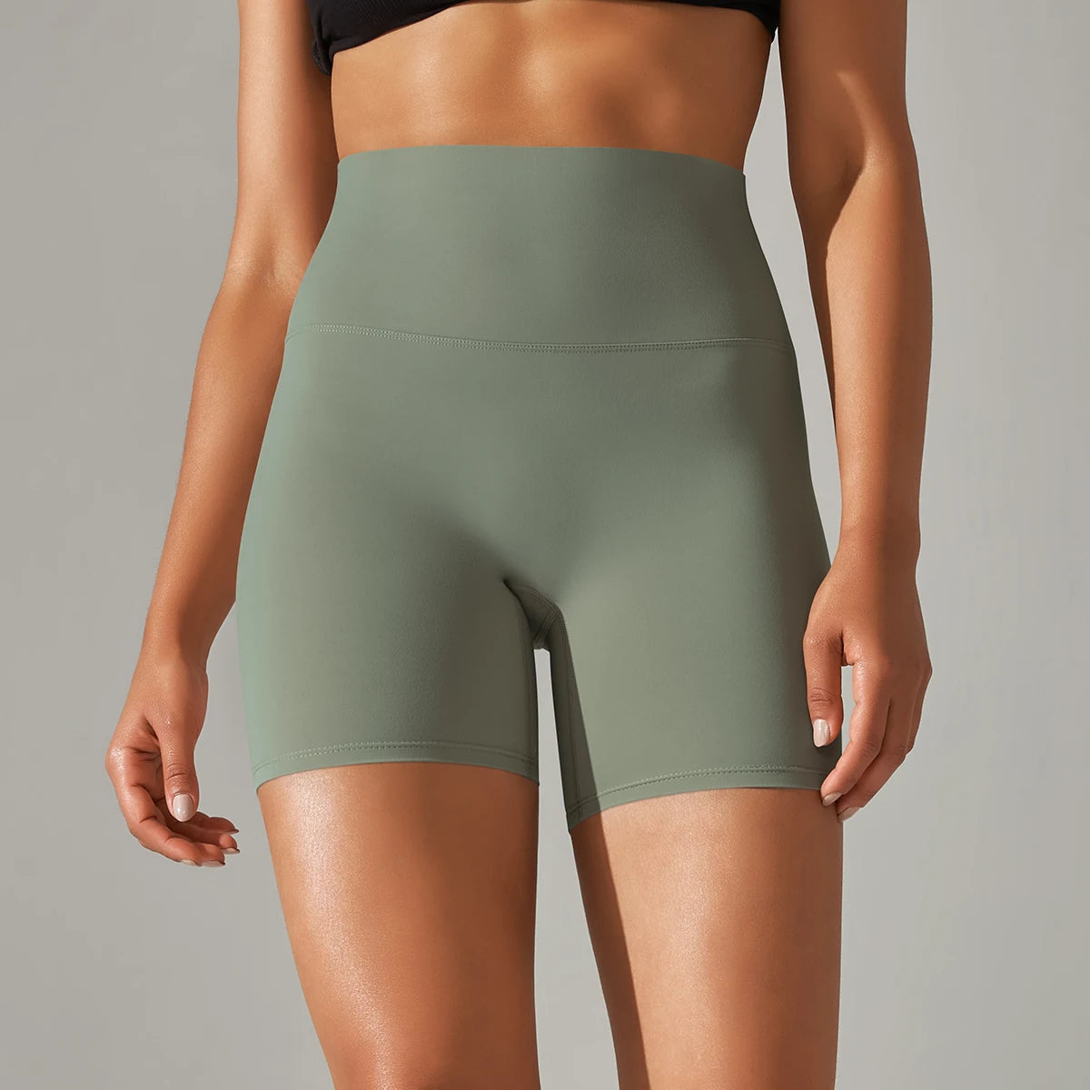 Women's High-Waisted Anti-Chafe Shorts