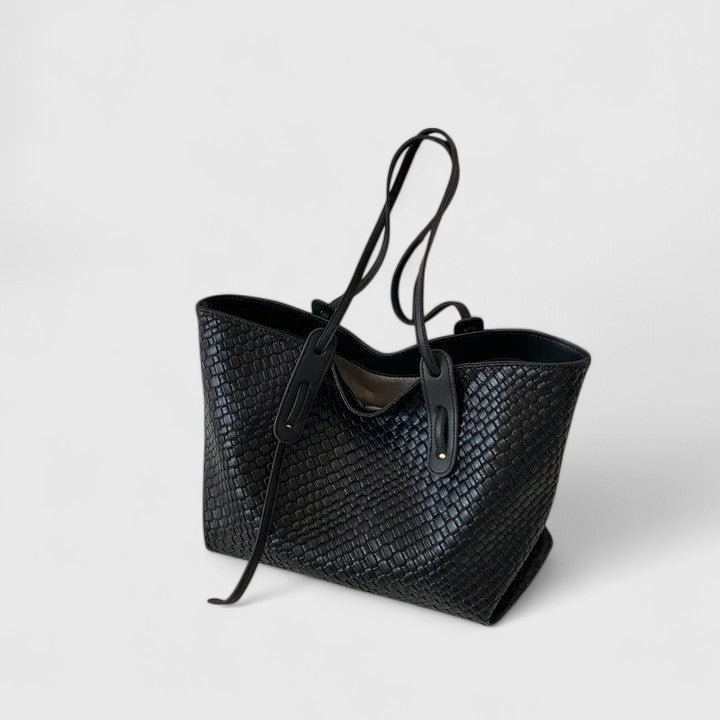 Women's tote bag braided shopper spacious