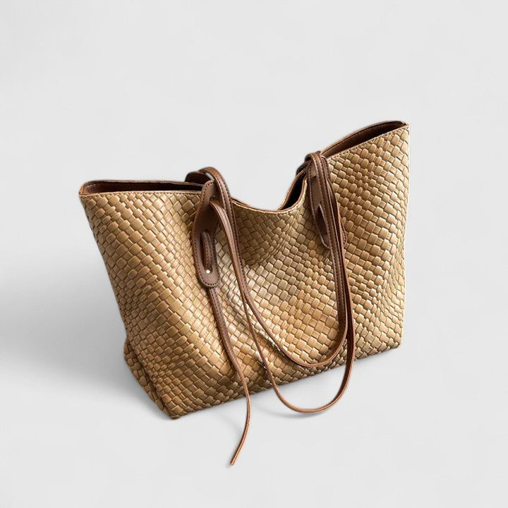 Women's tote bag braided shopper spacious
