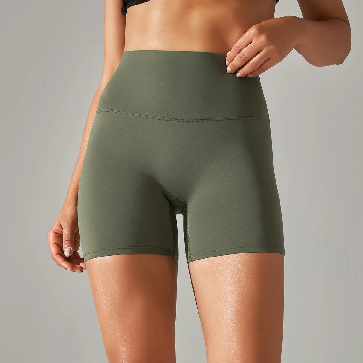 Women's High-Waisted Anti-Chafe Shorts