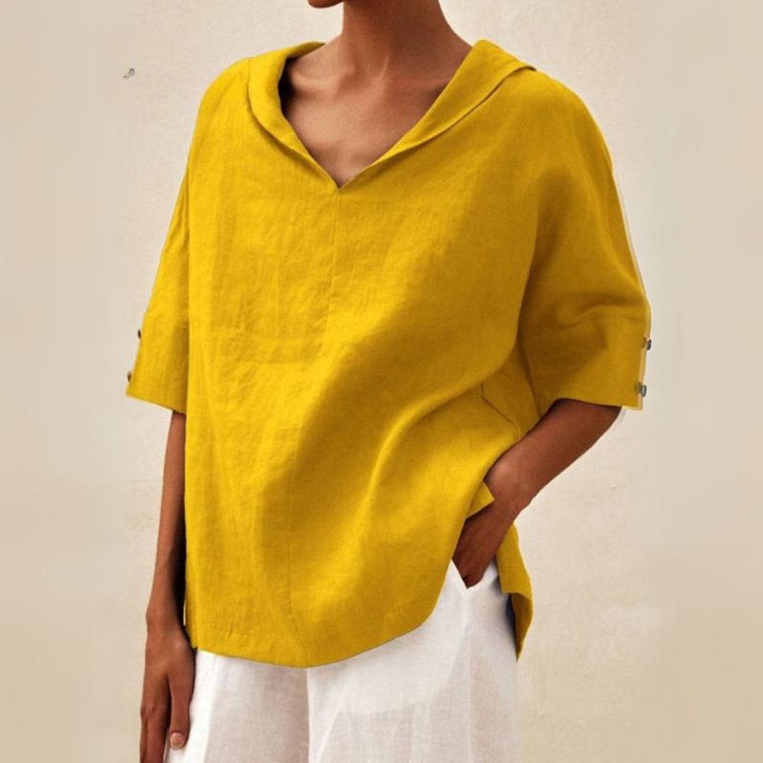 Women's V-Neck Casual Blouse