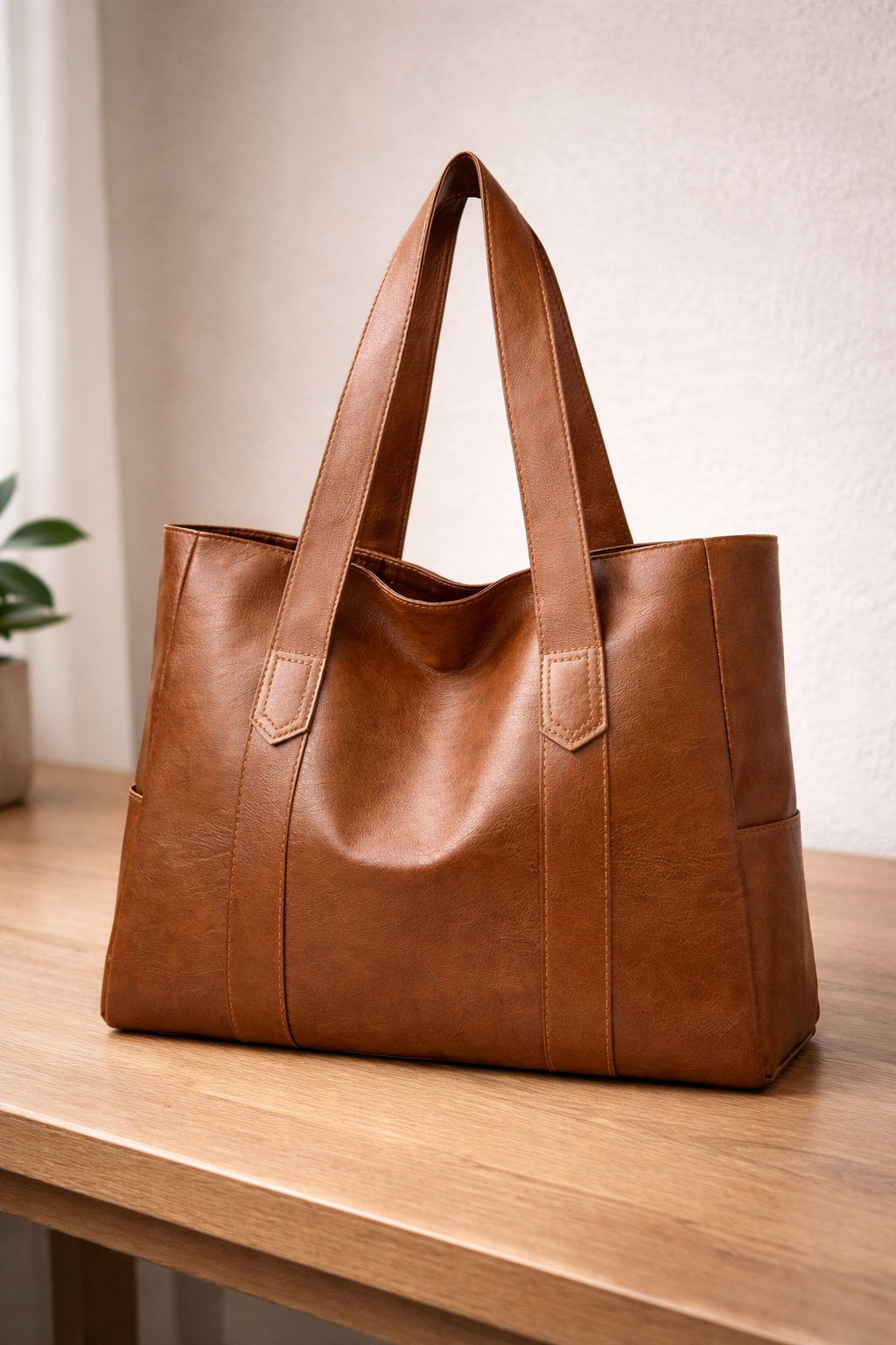 Women's tote bag with adjustable strap large