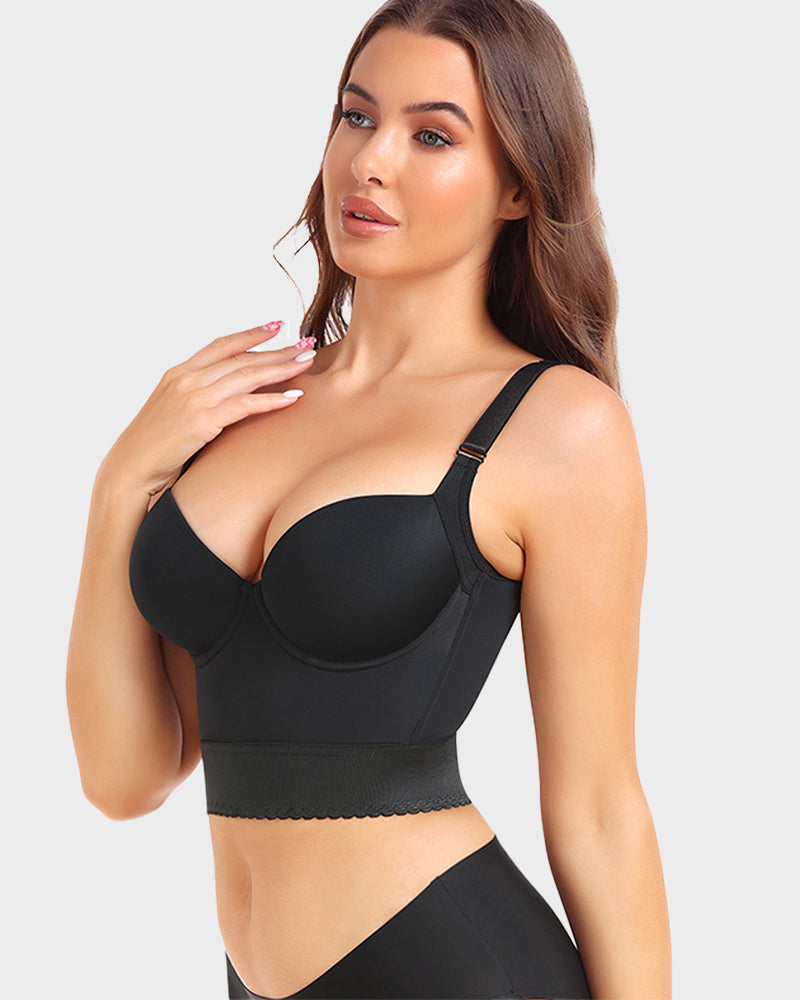 Women's Longline Push-Up Shaping Bra