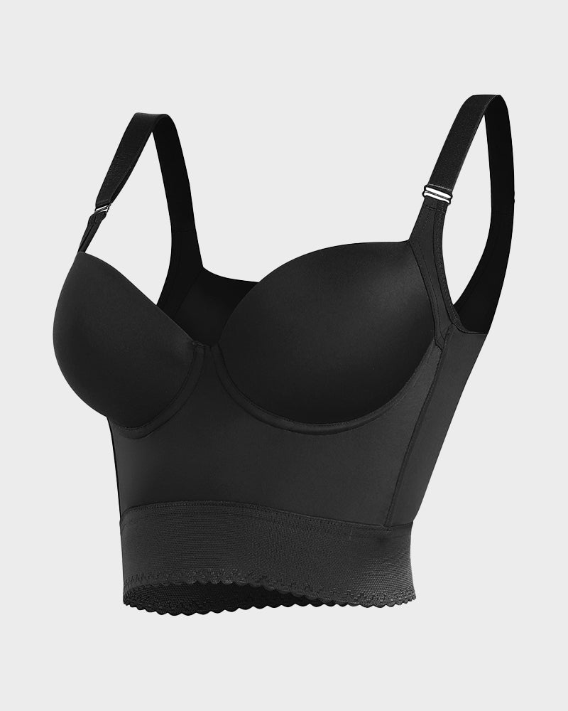 Women's Longline Push-Up Shaping Bra