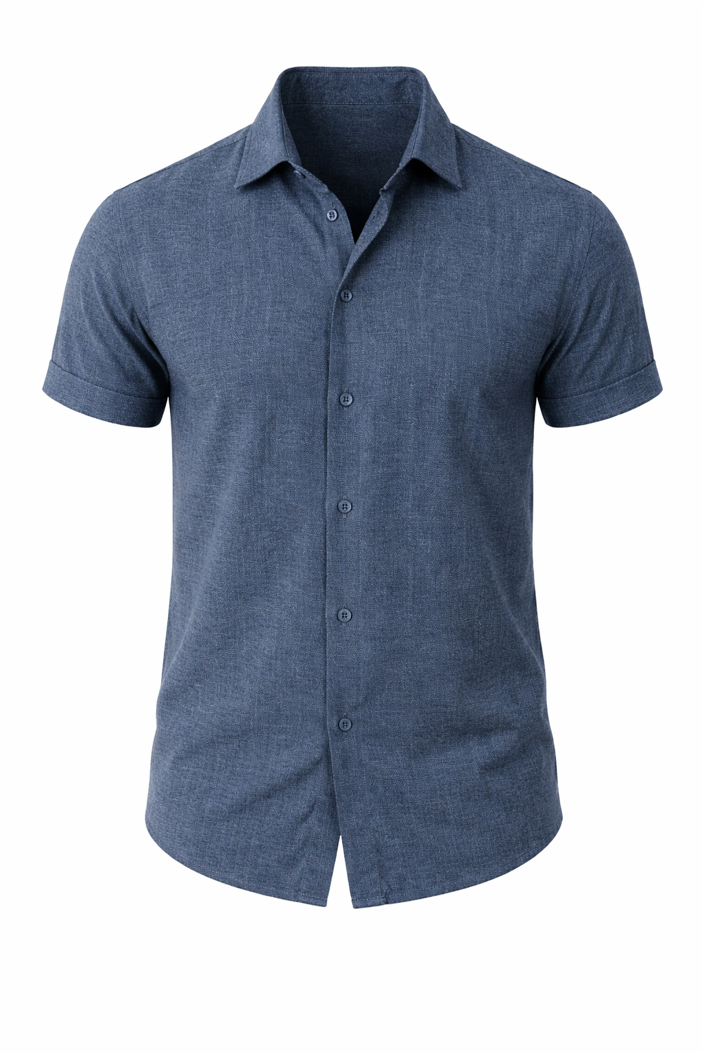 Men's Short Sleeve Linen Shirt