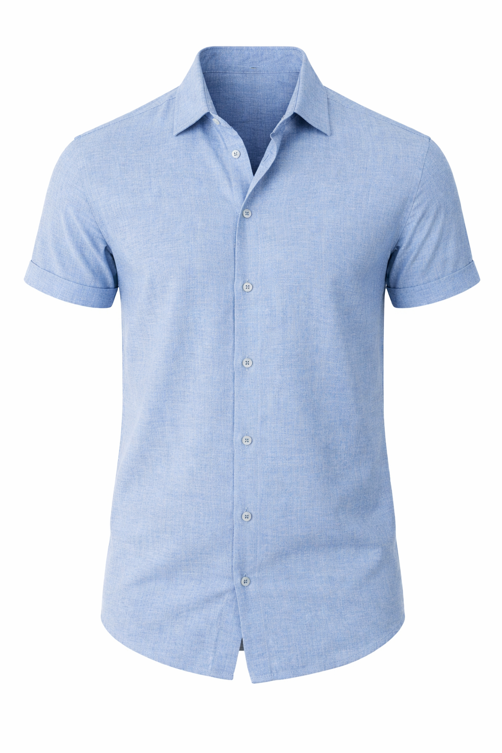 Men's Short Sleeve Linen Shirt