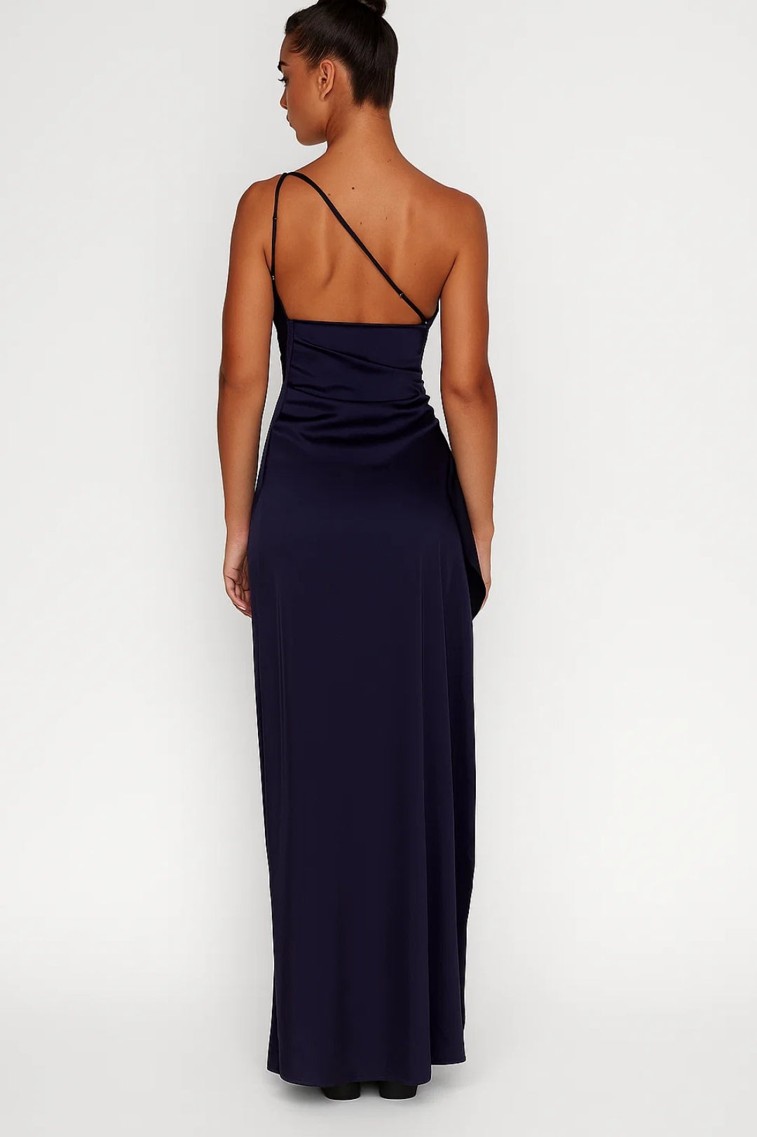 One Shoulder High Slit Maxi