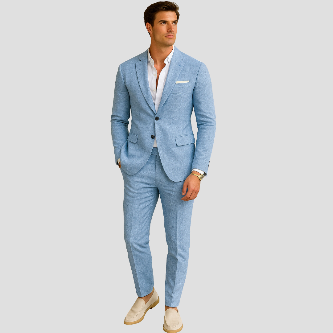 Men's Tapered Fit Two-Piece Suit
